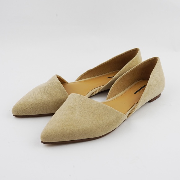 New JCREW Size 8.5 Zoe Sueded d'Orsay Flats in Saddle - Picture 4 of 7
